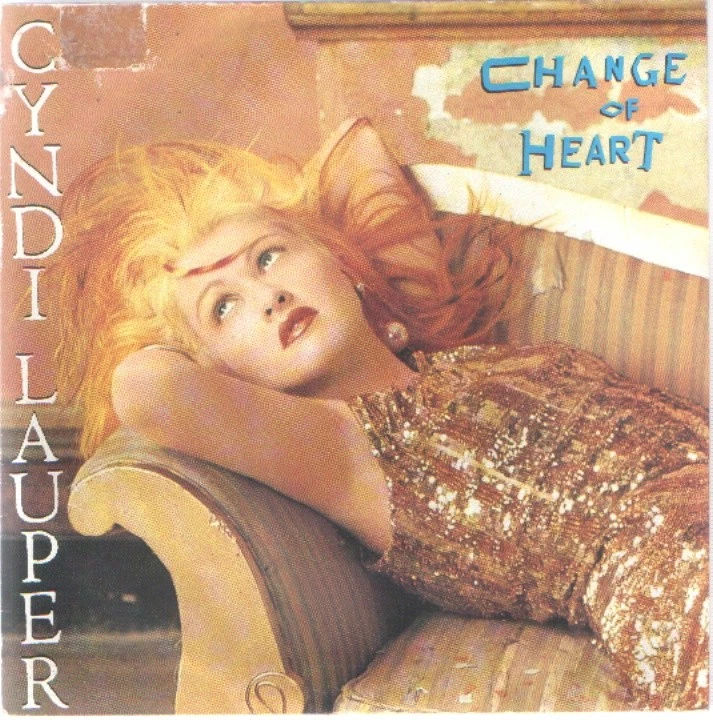CYNDI LAUPER 7"PS Spain 1986 Change of heart PROMO - Image 1 of 1