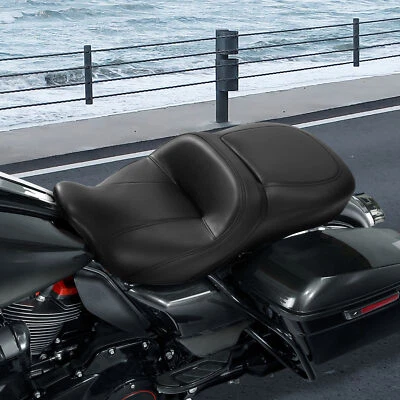 Ajuste para Harley Touring Road Glide 09-23 asiento cómodo conductor pasajero Foto 1 de 4