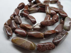 11 1/2" Str Natural Oregon Opal Twisted Oval 11-14mm Long Stone Beads A612 DNG - Picture 1 of 4