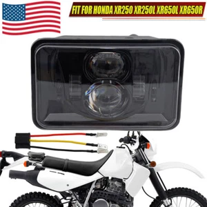 For Suzuki DRZ400SM DRZ400S DRZ400 Motorcycle 4x6" LED Headlight High Low Beam + - Picture 1 of 14