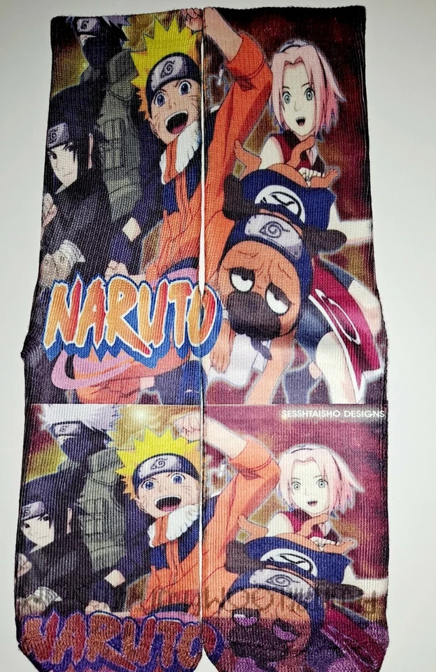 Calcetines Naruto Anime Hombre Crew Foto 1 de 1