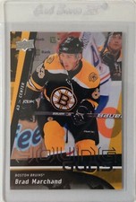 2009-10 UPPER DECK HOCKEY YOUNG GUNS #452 BRAD MARCHAND RC ROOKIE YG REF546