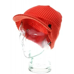 Cappello uomo Skullcandy visiera elettronica invernale sci neve snowboard berretto rosso fuoco - Foto 1 di 2