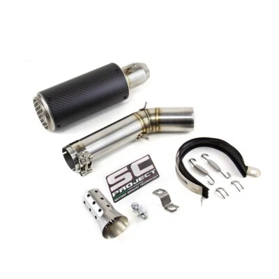 Deslizable para Suzuki GSXR 750 600 2006-2025 puntas de escape silenciador negro tubo de enlace medio Foto 1 de 4