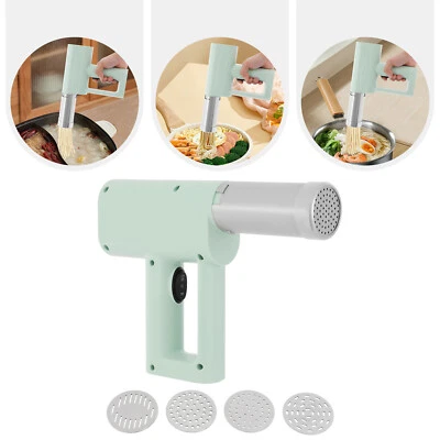 Portable 5-in-1 Handheld Electric Pasta Noodle Gun, Cordless Pasta Machine HOT - Image 1 of 4