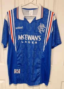 RANGERS FC Vintage Adidas 1996/97 Scottish Football Soccer Jersey Shirt. Size XL - Picture 1 of 9