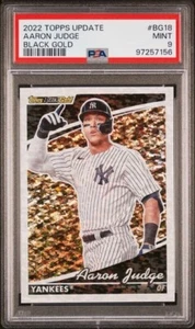 Aaron Judge 2022 Topps Update #BG18 Black Gold PSA 9 New York Yankees - Bild 1 von 3