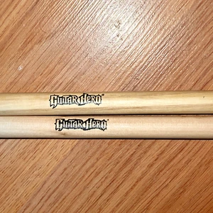 GUITAR HERO Rock Band Replacement Wooden DRUM STICKS ~ XBOX PS3 PS4 Playstation - Picture 1 of 4