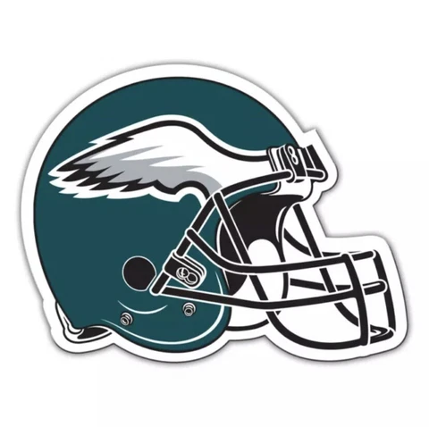 NFL Philadelphia Eagles 12 inch Auto Magnet Helmet Shaped by Fremont Die Cover