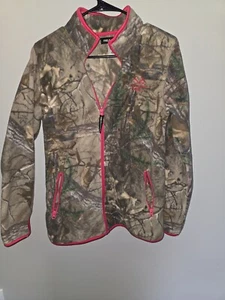 Jacke rosa/tarnfarben mit Reißverschluss - Bild 1 von 2