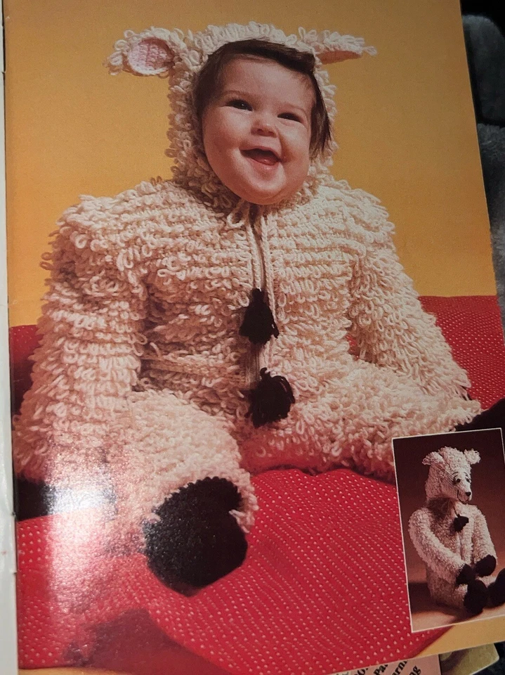 CROCHET ~ “Lamb Baby Outfit” ~ PATTERN ~ - Image 1 of 1