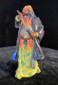 Royal Doulton Style Moorish Figurine – Colorful Glazed Oriental Warrior – 12 - Picture 1 of 6