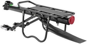 Rear Bike Rack Cargo Rack Alloy Luggage Carrier 110 Lbs Capacity Holder Bicycle - Picture 1 of 6