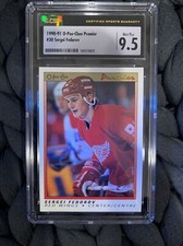 1990-91 O-Pee-Chee Premier #30 Sergei Federov Rookie Card RC CSG Mint Plus 9.5