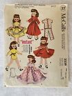 VINTAGE 1958 MCCALL’S PATTERN 2239 FOR 8” BETSY MCCALL -7 VIEWS-CUT