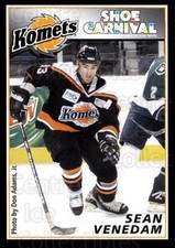 2002-03 Fort Wayne Komets Shoe Carnival #8 Sean Venedam