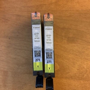 Canon CLI-271 Yellow Printer Ink. Brand New.- QTY 2 - Picture 1 of 2