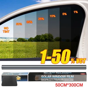 Window Tint Film Roll 20" x 10ft with 5%/15%/25%/35% VLT Car Office&Commercial - Picture 1 of 14