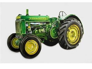 John Deere Tractor Wooden Wall Plaque LRDPLWT34 - Picture 1 of 1