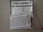 Unmade a.b.s Models 4mm Scale OO Gauge LNER 10' W/B 6 Plank Open Wagon Kit