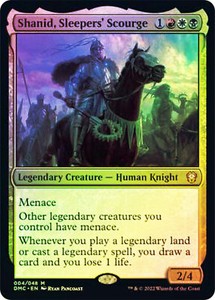 MTG FOIL Shanid, Sleepers' Scourge  – Dominaria United Commander Card # 004