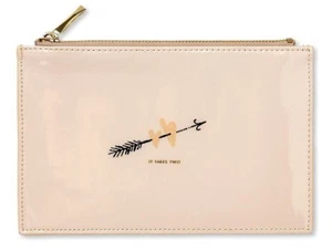 New Kate Spade New York - Bolsa para lápices nupciales de dos corazones - Imagen 1 de 2