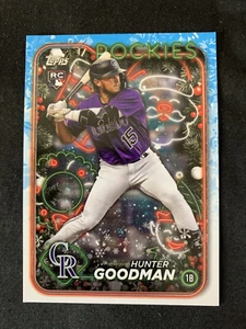2024 Topps Holiday - Hunter Goodman #H178 (RC) - Picture 1 of 2