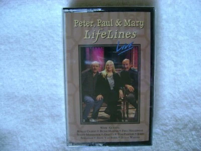 Peter, Paul and Mary- LifeLines Live - New Cassette Tape Apr 1995 Warner Bros - Image 1 of 2