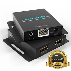 Extensor HDMI a través de Cat5 6 7 cable Ethernet LAN de red hasta 230 pies 1080P@60Hz - Imagen 1 de 6