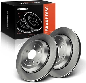 12.99 inch (330mm) Rear Vented Disc Brake Rotors Compatible with Select Mercedes - Picture 1 of 8
