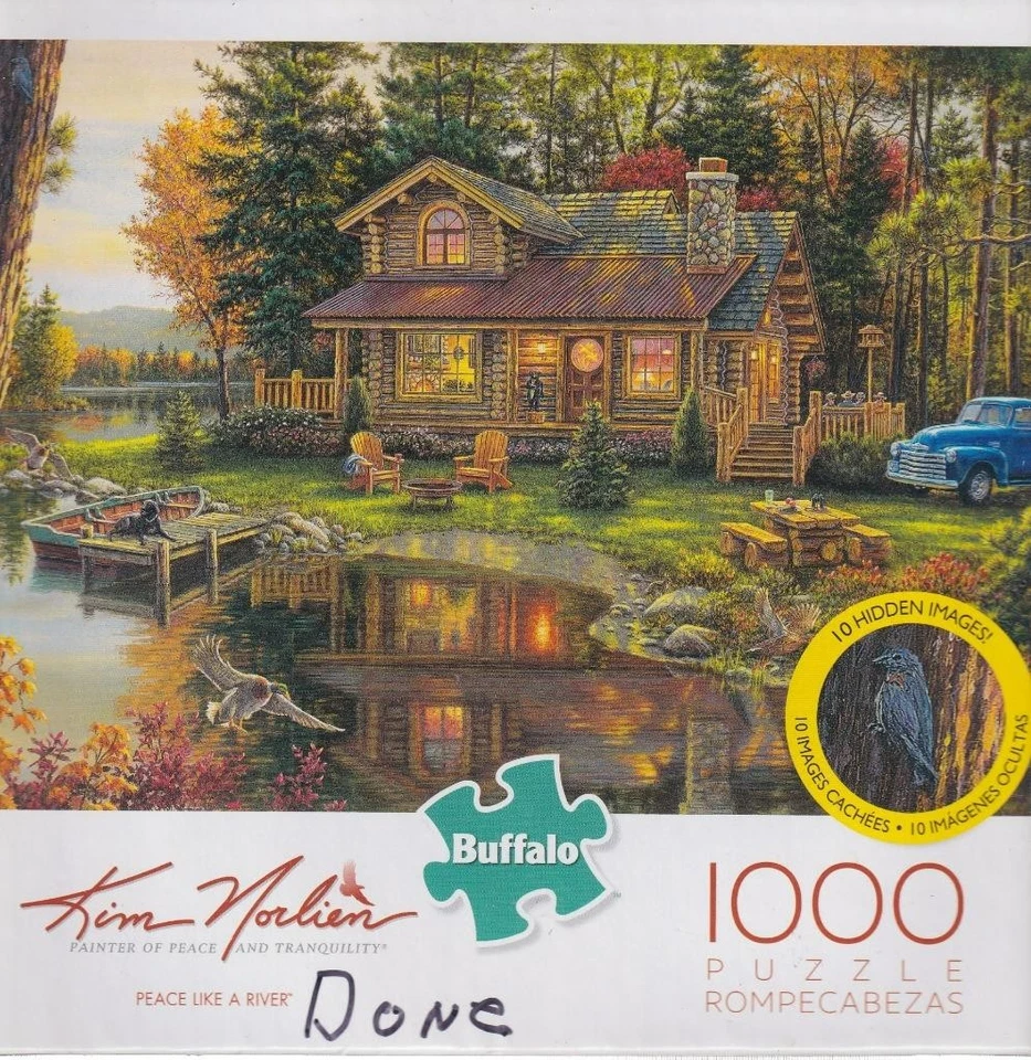 Kim Norlien Buffalo Games Jigsaw Puzzle Peace Like a River - Image 1 of 1
