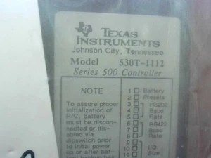 Texas Instruments 530T-1112 Series 500 Controller Module - Picture 1 of 3