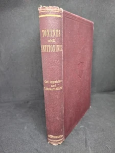 Toxins & Antitoxines by Carl Oppenheimer Vintage Hardcover Book Antique  - Imagen 1 de 12