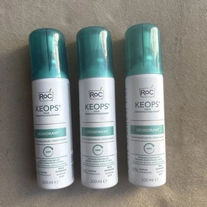 3 x Keops® Fresh Deodorant Spray 48h Roc® 100ml Each - Picture 1 of 3