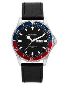 Herren Tag/Datum Funktion Zifferblatt Lederband Uhr, 20/5483 - Bild 1 von 1