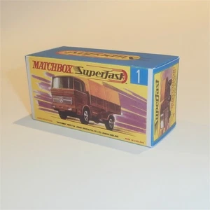 Matchbox Lesney Superfast  1e1 Mercedes Truck G Style Repro Box - Picture 1 of 4
