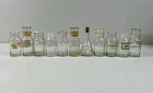 Vintage Glas Apotheker oder Gewürzglas Flaschen 11 Stück - Bild 1 von 5