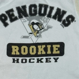 NHL Pittsburgh Penguins Infant Youth Size 0-3 Months Body Snap Suit White - Picture 1 of 5