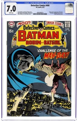 Detective Comics #400 CGC 7.0 1970 4581693014 1st app. Man-Bat - Image 1 of 2