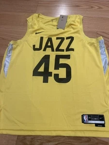 Nike NBA Utah Jazz Donovan Mitchell Swingman Jersey Icon Edition Gold XXL DN2024 - Picture 1 of 7