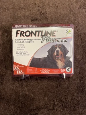 Tratamiento antipulgas y garrapatas FRONTLINE Plus para perros extra grandes - 6 dosis Foto 1 de 2