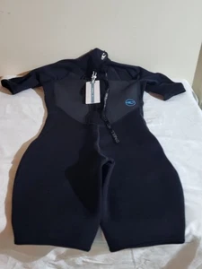 O'Neill Women's Reactor-2 2mm Back Zip Short Sleeve Spring Black Wetsuit Size 8 - Bild 1 von 14