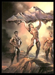 Tarjeta Boris de cómic de fantasía 1991 levantamiento de pesas #12 (nuevo) - Imagen 1 de 2