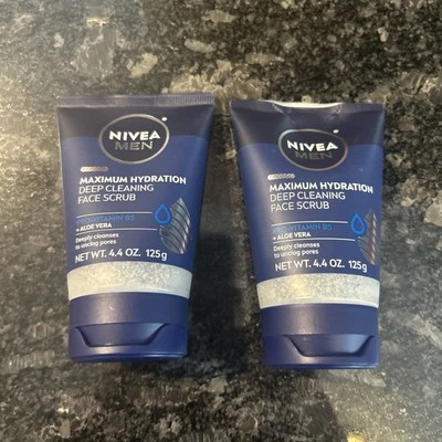 2 Pack Nivea for Men Energy Face Scrub 4.4 oz Pre Shave Energizes & Conditions - Image 1 of 2