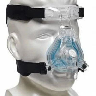 Nasal Komfort Gel Blau Mittlere Größe Maske mit Verstellbarem Kopf Gear - Bild 1 von 4