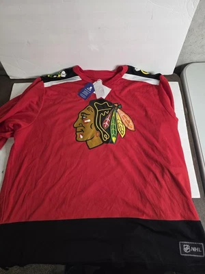 NEW Men's Connor Bedard #98 Chicago Blackhawks Red Hockey NHL Jersey Size 2 XL - Изображение 1 из 4