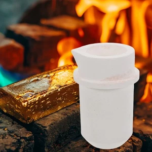  Quarztiegel: Hochtemperaturbeständiger Schmelztiegel - 0,5 kg Quarztiegel - Bild 1 von 12