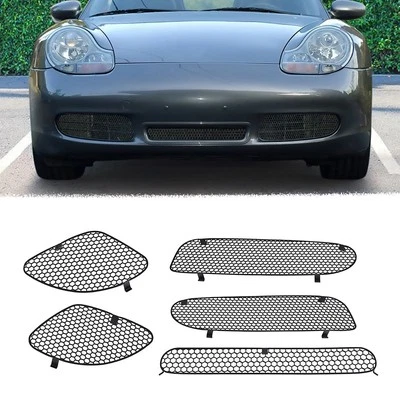 Front Grill Guard + Side Intake Mesh Grille For Porsche Boxster 986 1997-2002 - Image 1 of 4