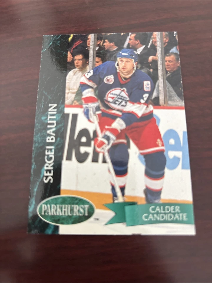 1992-93 Parkhurst - #435 Sergei Bautin RC Rookie Winnipeg Jets - Image 1 of 1