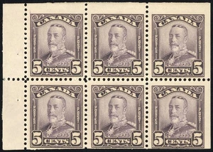 Canada Stamps # 153a MNH Fresh Pane Of 6 Scott Value $300.00 - Picture 1 of 1